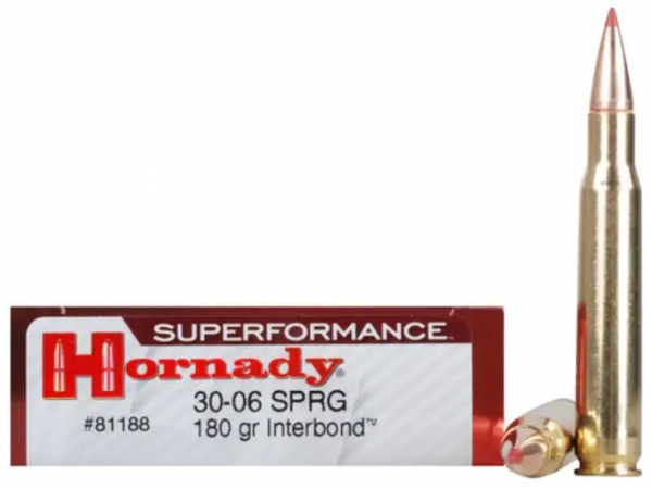 Hornady 30-06 Spring. InterBond 180grs