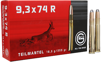 GECO 9,3x74 R TEILMANTEL 16,5g/255grs