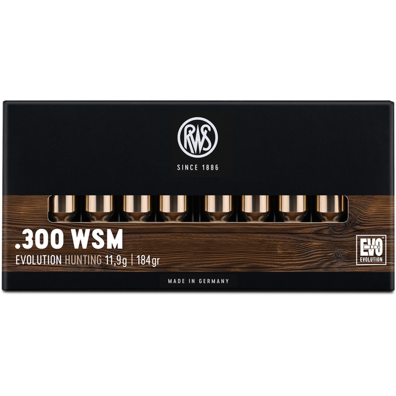 RWS .300 WSM Evolution Power Bonded 11,9g/184grs