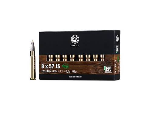 RWS 8x57 JS Evo Green 9,0g/139grs.