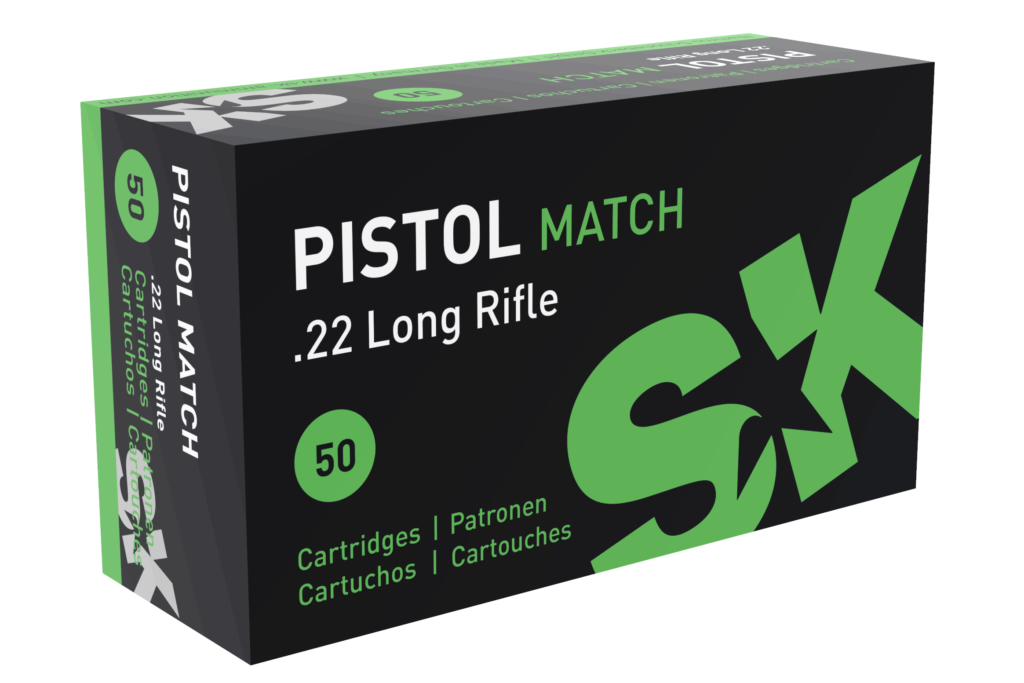 SK .22 LR Pistol Match 40grs.