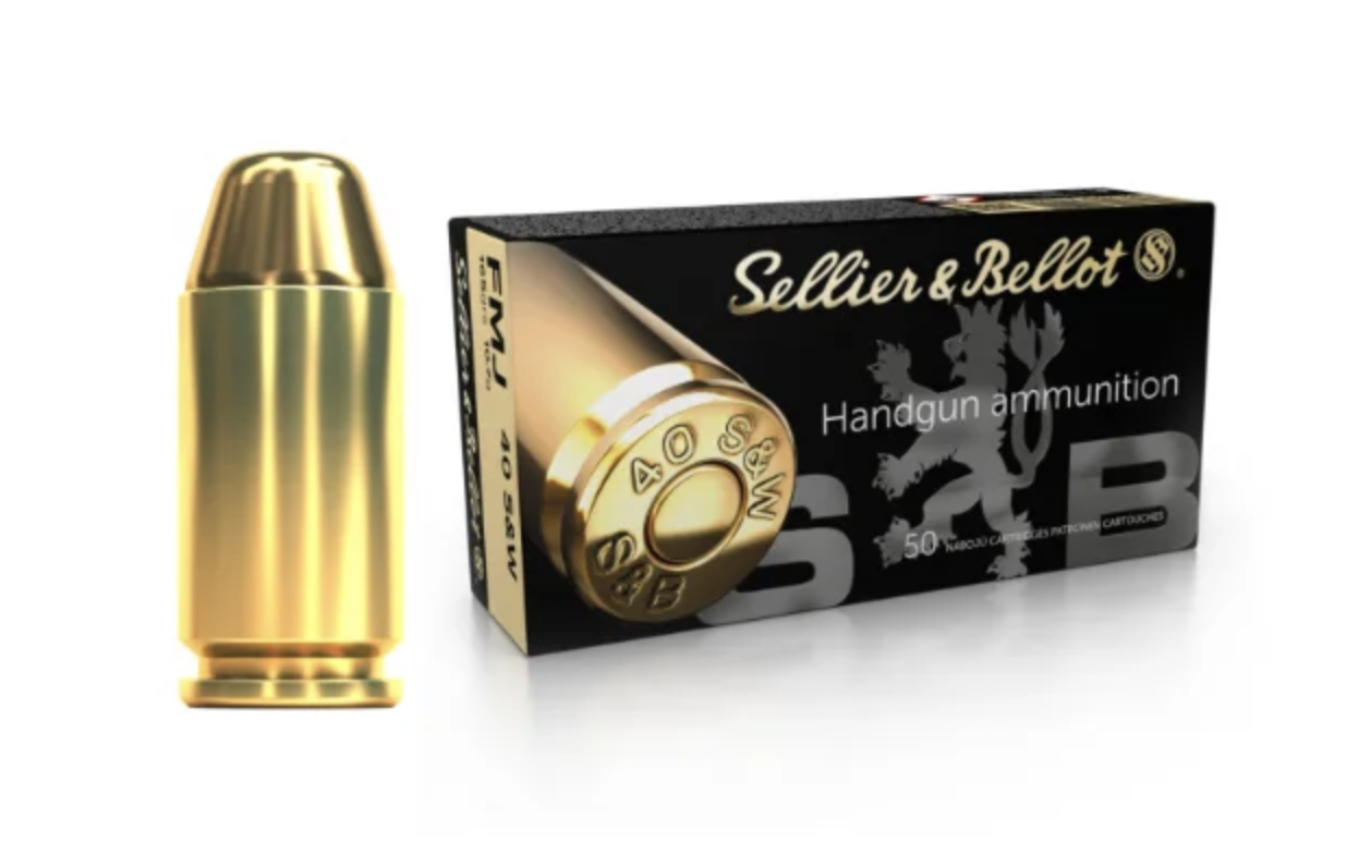 S&B 40 S&W FMJ 10,7g/165grs.