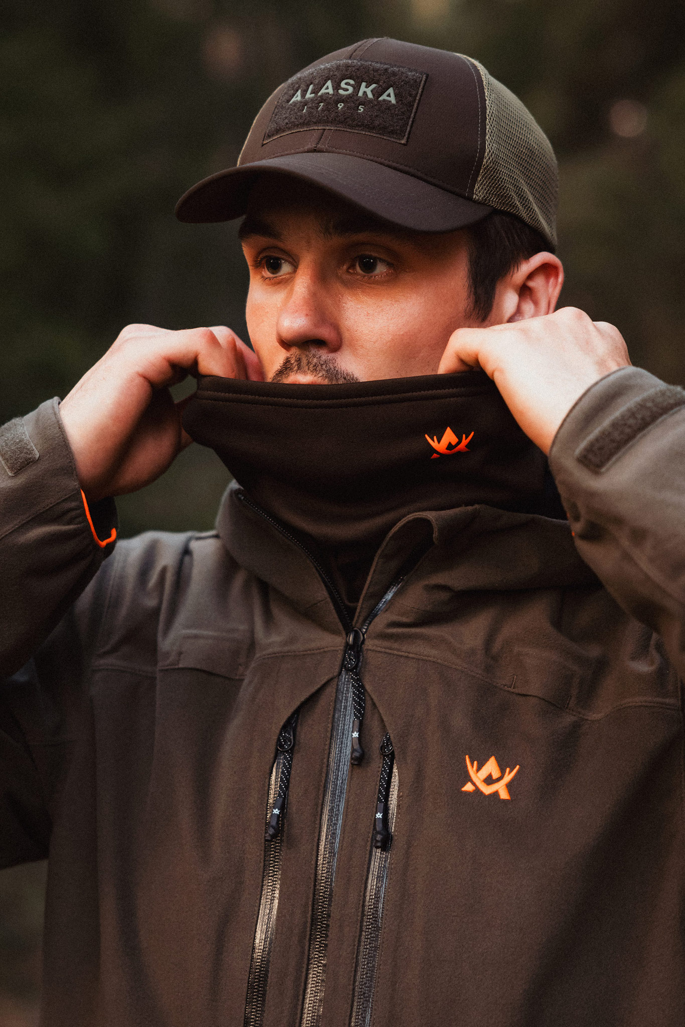 Alaska Thermodry Neckwarmer Brown