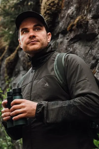 Alaska Hunter Ms Hybrid Jacket Night Green Blur