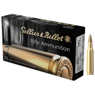 Sellier & Bellot .222 Rem FMJ 3.24g/50grs