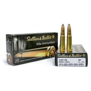 Sellier & Bellot 7,62x39 SP 8,0g/124grs.