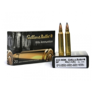 Sellier & Bellot .223 Rem. SP 3.6g/55 grs