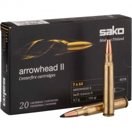 Sako 7x64 Arrowhead II 9,7g/150grs