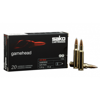 Sako 222 Rem. Gamehead SP 3,56g/55grs