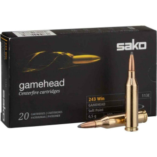 Sako 243 Win. Gamehead 6,5g/100grs