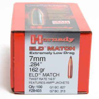 Strely Hornady 7mm ELD Match 162grs