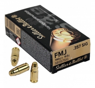 Sellier & Bellot .357 Sig. FMJ 9,0g/140grs.