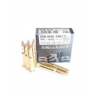 Sellier & Bellot .308 win. FMJ 9,55g/147grs