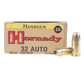 Hornady 7,65 Browning (32 AUTO) XTP 3,9g/60grs.