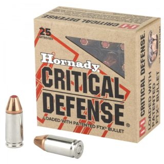 Hornady 9mm Luger FTX CD 7,5g/115grs.