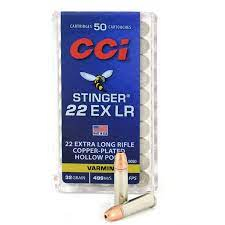 CCI .22 EX LR STINGER 32 grs