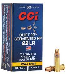 CCI .22 LR QUIET-22 Segmented HP 40 grs