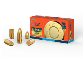 ZSR 9mm Luger FMJ 8,0g/124grs.