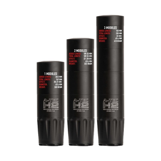 Tlmič A-TEC, model H3, 3 modulový, kaliber do .30˝(7,62mm), na závit 5/8˝-24 UNEF