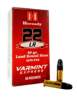 Hornady .22LR LRN 40gr. Varmint Express