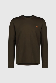 Alaska Elk 1795 CoolDry Ms LS T-Shirt Brown