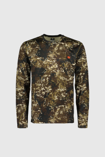 Alaska Elk 1795 CoolDry Ms LS T-Shirt BlindTech Forest