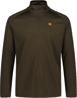 Alaska CoolDry MS Half-Zip Top Brown NEW